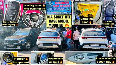 सरकर लग न भ पसद करल य Kia Sonet 2023 Modified Kia Sonet 2023