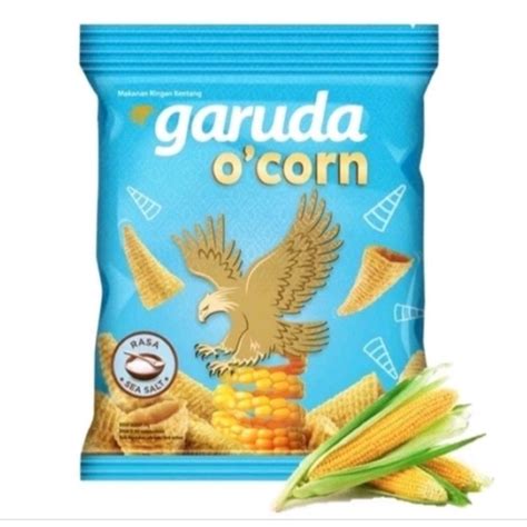 Jual Snack Chiki Garuda O Corn Rasa Sea Salt Eceran Harga Per Pcs