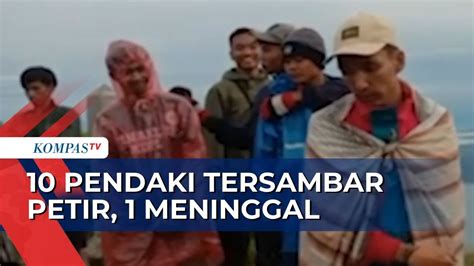 10 Pendaki Gunung Seminung Di Lampung Tersambar Petir 1 Meninggal