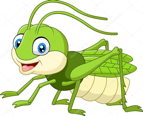 Cute Grasshopper Cartoon Stock Vector Image By ©dreamcreation01 123679658