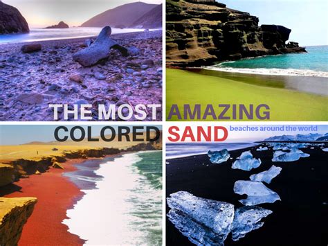 Different Colored Beaches