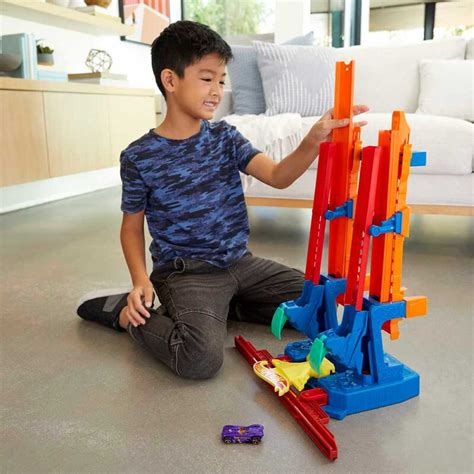 Conjunto E Pista Hot Wheels Steam Desafio Do Equil Brio Mattel