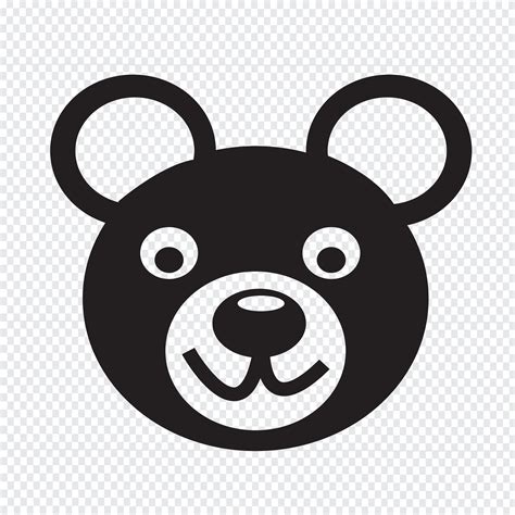 Bear Icon symbol sign 649337 Vector Art at Vecteezy