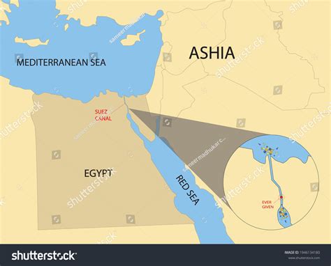 264 Suez Canal Map Images, Stock Photos & Vectors | Shutterstock