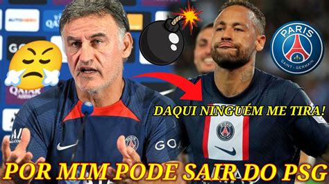 Olha O Que O T Cnico Do Psg Falou De Neymar Youtube