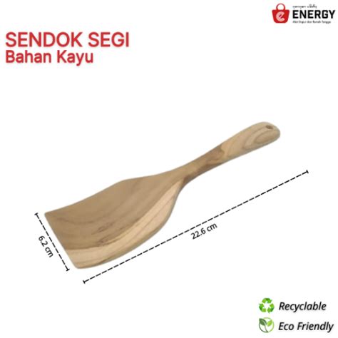 Sendok Kayu Bentuk Segi Energy Bali