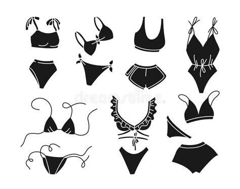 Sexy Woman Black Lingerie Stock Illustrations 1 758 Sexy Woman Black