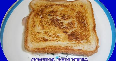 COCINA CON XENA Bikini de jamón york y queso o Sandwich mixto