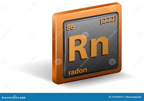 Radon Symbol Hexagon Frame Stock Photography CartoonDealer 110020724