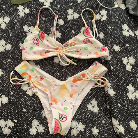 Blackbough Bikini Worn Once In Water So The Color Depop