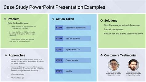 Case Study PPT Presentation Template And Google Slides