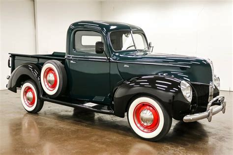 1940 Ford Pickup 80423 Miles Green Truck Flathead V8 3 Speed Manual