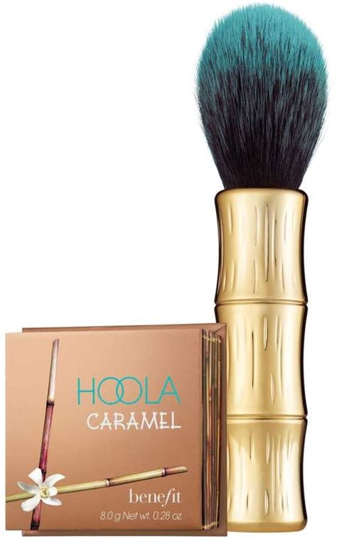 Benefit Cosmetics Hoola Caramel Powder Bronzer With Brush Benefit Cosmetics Bronzer Brush