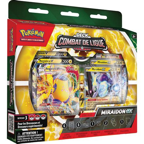 Acheter Pokemon Deck Combat De Ligue Miraidon And Regieleki