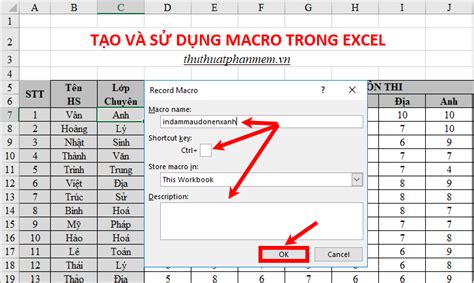 Tạo và Sử Dụng Macro Trong Excel Hướng Dẫn Cách Tạo Lưu và Chạy Macro