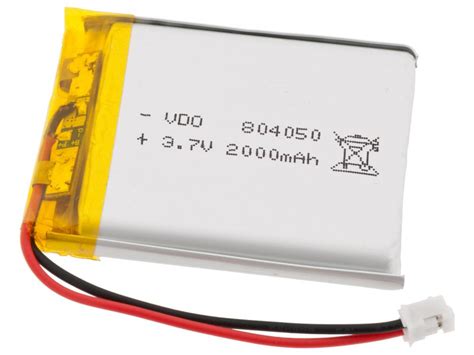 Köp Batteri LiPo 3 7V 2000mAh till rätt pris electrokit