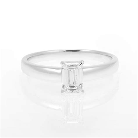 Emerald Cut Solitaire - Holdsworth Bros