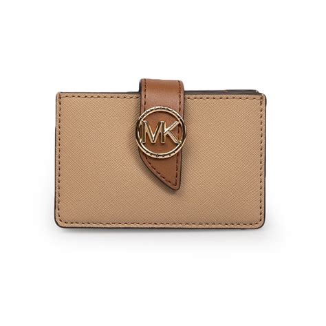 Michael Kors Greenwich Leather Card Case Oxygen Clothing