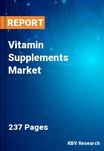 Vitamin Supplements Market Size Share Forecast 2021 2027