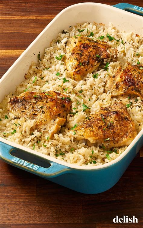 Baked Chicken Legs And Rice Casserole Recipe Bakedfoods