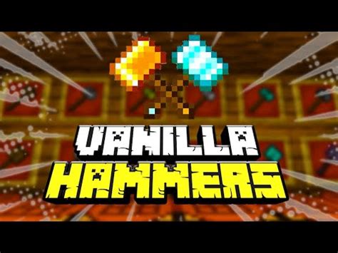 Addon De Martillos Para Minecraft Bedrock 1 20 Vanilla Hammers