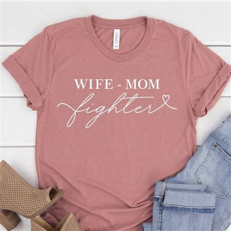 Fighter Shirt Cancer Survivor T Shirt Breast Cancer Women Etsy