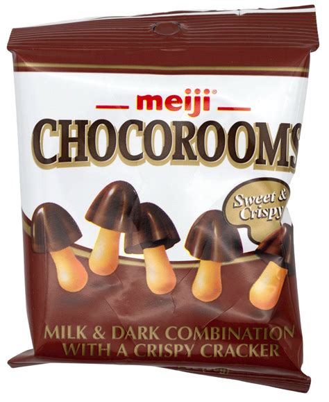 Meiji Chocorooms Crispy Cracker — Snackathon Foods