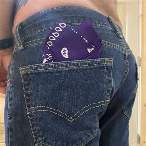 Gay Hanky Bandana Purple HUMANITY Hillcrest Lifestyle Boutique
