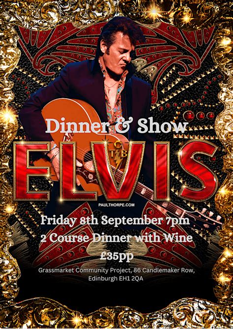 Elvis Tribute and Dinner at The Grassmarket Centre