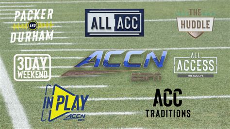 ACC Networks Studio And Original Programming Lineup Set For The 2021