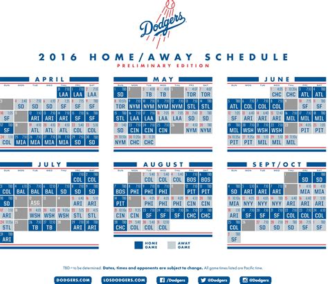 Dodgers Schedule Lauri Moselle