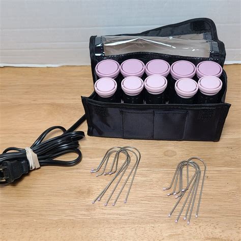 Remington Compact Ceramic Travel Hair Setter Sizes Hot Rollers J Clips H