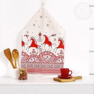 Полотенце кухонное рогожка "Былины" – купить за 130 руб. в интернет ...