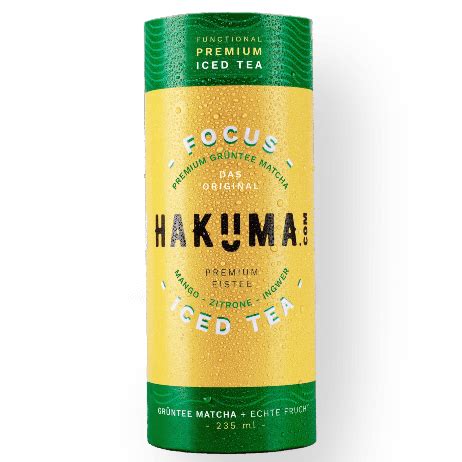 Напиток Hakuma Focus Green Matcha 0 235 л Napitki Store