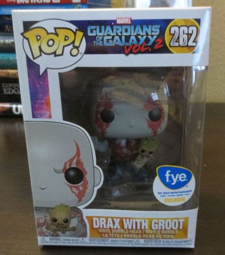 Funko Pop Marvel Guardians Of The Galaxy Vol 2 Drax W Groot 262 Fye