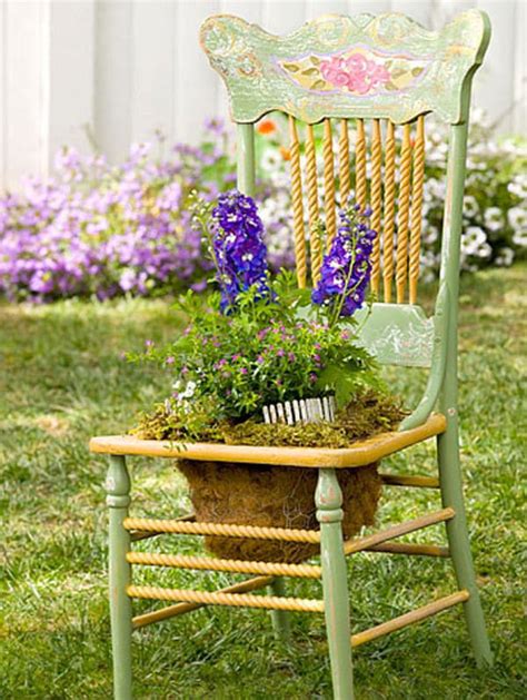 Cool Chair Planter Ideas For Home And Garden Balcony Garden Web