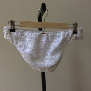 Victoria S Secret Swim Nwt White Vs Crocheted Bikini Bottoms Poshmark
