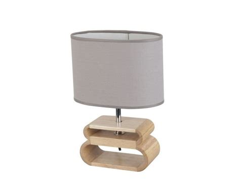 Corep Lampe A Poser Oslo Lin C Empilement Bois Vente De Lampe