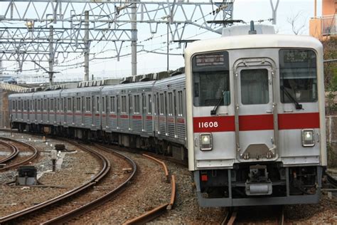 東武鉄道 東武10000系電車 11608 鐘ヶ淵駅 鉄道フォト・写真 By Ikさん レイルラボraillab