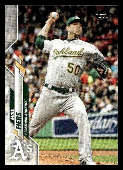 Topps Mike Fiers Oakland Athletics Baseball Card Ebay