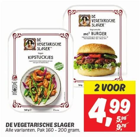 DE VEGETARISCHE SLAGER Aanbieding Bij Dekamarkt