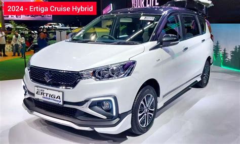 2024 Suzuki Ertiga Cruise Hybrid Launched Bigger Battery Stylish Design