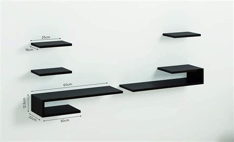 Wall Mount TV Unit: TV Wall Mount With 3 Wall Shelves Display Rack ...