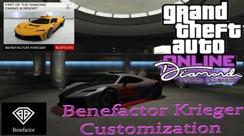 Gta Online New Benefactor Krieger Customization Youtube