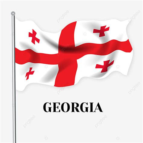 Georgian Flag Vector