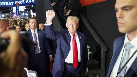 Trump After Assassination Attempt And A String Of Wins Makes His Rnc Entrance The Washington