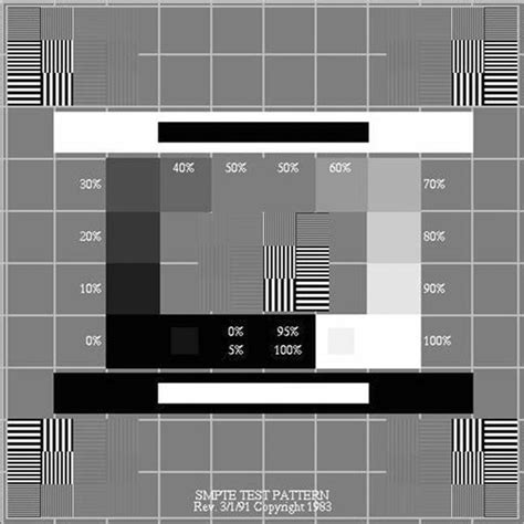 Smpte Test Pattern / SMPTE TV Color Bars Test Pattern | Men's Socks Crew ... - The smpte ...