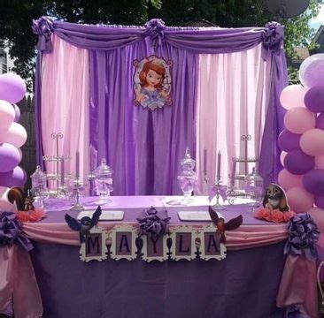 Original Decoracion Con Telas Para Fiestas Infantiles Princess Sophia