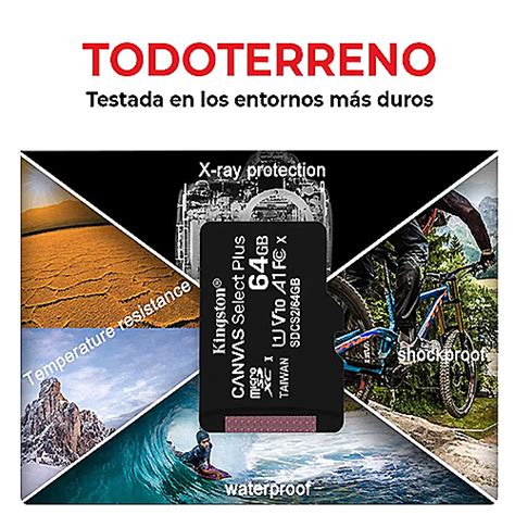 Tarjeta MicroSD Kingston Canvas Select Plus Almacenamiento De 32 GB