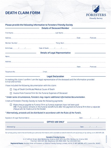 Foresters Life Insurance Claim Forms Complete With Ease Airslate Signnow